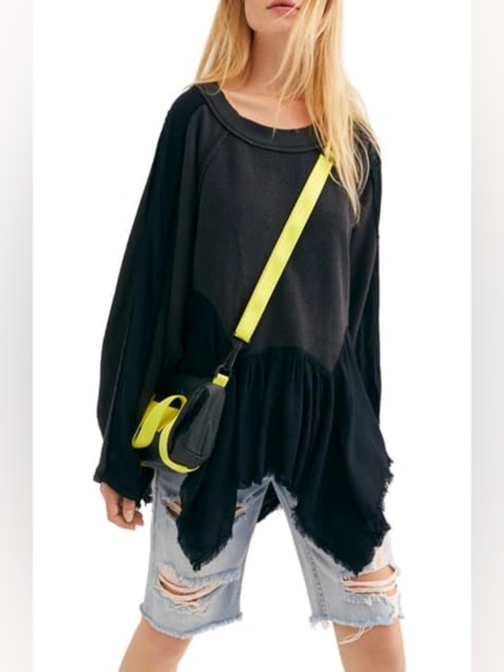 FREE PEOPLE $108 GOLD DUSTER PULLOVER